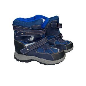 Rugged Bear Kids Snow Boots Lined Blue Size 2
